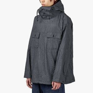 Engineered Garments Crepe Cagoule in Charcoal